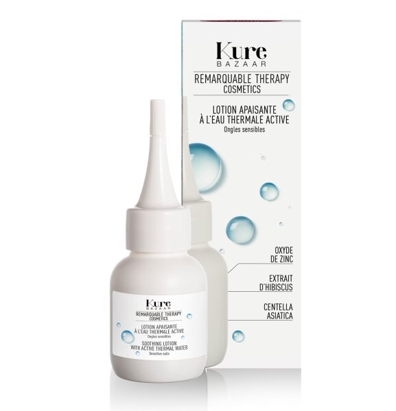 Kure Bazaar The Nail Therapy: Beruhigende Lotion mit aktivem Thermalwasser / Lotion Apaisante à lEau Thermale Active 50ml