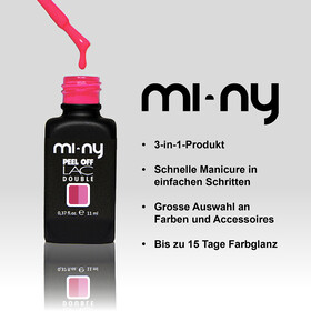 MI-NY THERMO PURPLE RED & PINK - Double Peel Off Nagellack 11ml