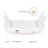 BT Mini LED Lampe PINK / Mini lampe à LED PINK