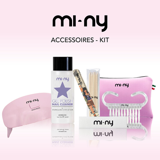 MI-NY Starter-Accessoires-Kit  mit Beauty Bag (pink)